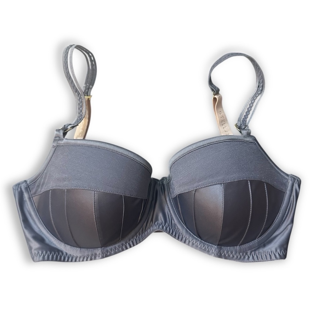 Stella McCartney Women's Cherie Sneezing Balconette Bra Silver - Picture 3 of 8